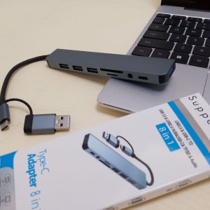 Cross border usb type c docking station hub 7 8 in 1 notebook phablet converter usb hub – Image 5
