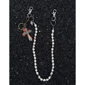 Vibe style, niche metal, volcanic stone, waist charm, high-quality design items, unique creative accessories, trouser chains – Image 4