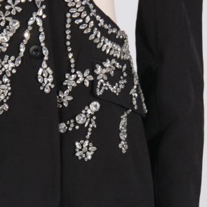 European and American fashion formal suit small suit 2025 summer new heavy industry beads high-end blazer women – Image 8