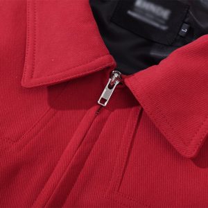 vibe trendy American cargo jacket pure cotton loose casual autumn and winter men's wear deconstructs design lapel jacket – Image 3