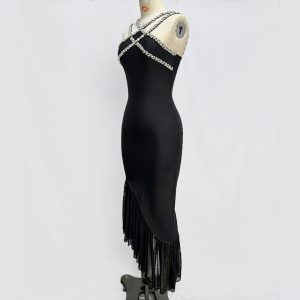 heavy industry chain sexy midi skirt amazon bandage dress H912 night dress bandage dresses – Image 3