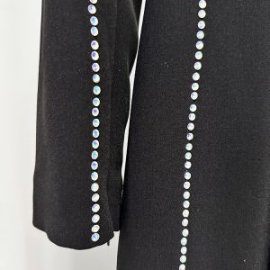 Cross-border hot sale spot 2025 new long-sleeved celebrity temperament shines hot diamond long dress long skirt dress – Image 3