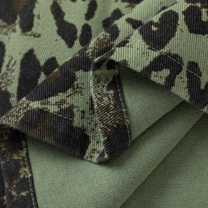 New American Retro Ruffian Leopard Print Shirt Workwear Long Sleeve Shirt Jacket for Men – Image 6