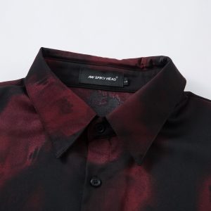 Jiayiku men's clothing 2025 autumn new Korean ruffian handsome trendy brand niche design floral shirt long sleeve ins trend – Image 3