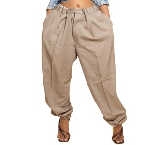 M80614 cross-border European and beautiful women's clothing new Amazon fashion casual loose trend leggings cropped pants – Image 5