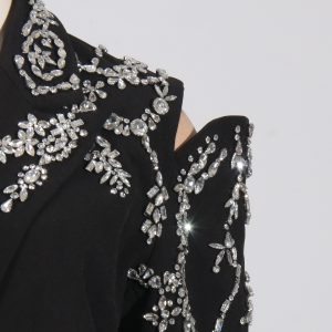 European and American fashion formal suit small suit 2025 summer new heavy industry beads high-end blazer women – Image 7