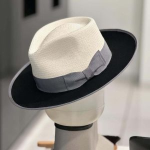 Cross border men's and women's pure wool felt hats, straw hats, patchwork hats, sun beach hats, fashion jazz hats – Image 4