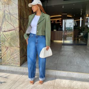 YLN4157 cross-border independent station new casual basic solid color straight jeans – Image 3