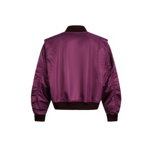 brand American retro badge embroidered flight jacket men's baseball jacket loose – Image 3