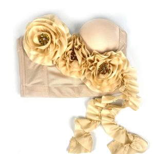 Spring new European and American flowers tassel design worn outside herringbone corset slim with coaster camisole french inside – Image 8