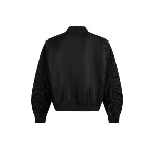 brand American retro badge embroidered flight jacket men's baseball jacket loose – Image 4
