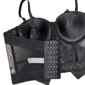 Summer new pearl bow camisole, foreign fashion, versatile herring bone corset, slim and slim temperament – Image 6
