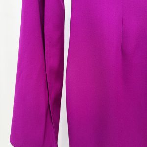 Spot 2025 New European and American Fashion Star Dress Long Skirt Stand Collar Beaded Diamond Slit Sleeve Long Dress – Image 6