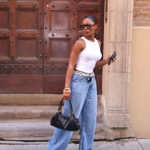YLN1326 cross-border independent station Amazon 2025 new straight-leg thin high-waisted versatile jeans – Image 3