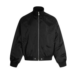 New American Retro Trendy Brand Motorcycle Style Flight Jacket Boxy Baseball Jacket – Image 4