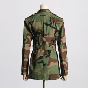 Fall  new street hipster camouflage printed blazer women's waist slimming long-sleeved suit top – Image 4