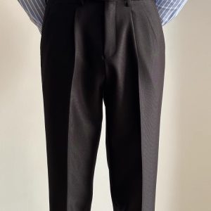 Italian casual trousers men's autumn new Korean version of straight pants Korean version of non-iron slim business – Image 7
