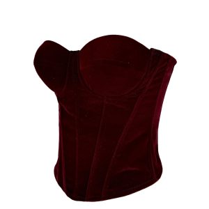 Cross-border source: black velvet zipper, high-end sense with tight shapewear inside, and fishbone corset and suspenders on the outside – Image 3