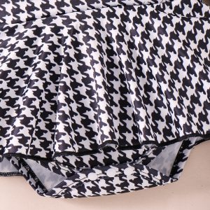 Foreign trade, cross-border Europe, America, autumn infants, children, girls' suits, flying sleeves, long-sleeved hakama, socks, headdresses, three-piece headdresses – Image 7