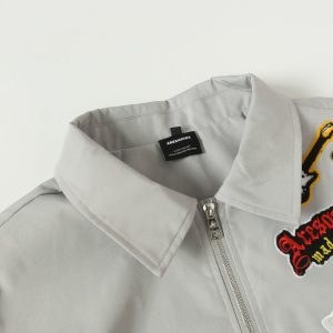 Eon Modish 25 Fall New American Street Trendy High Street Personalized Design Jacket Jacket – Image 10