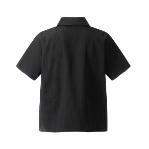 New American Retro INS Trendy Cargo Shirt Short Sleeve Zipper Shirt – Image 5