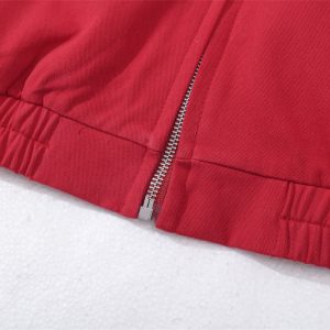 vibe trendy American cargo jacket pure cotton loose casual autumn and winter men's wear deconstructs design lapel jacket – Image 5