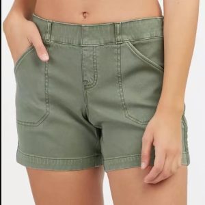 cross-border new Amazon independent station fashionable simple pockets high stretch enlarged twill casual shorts – Image 6