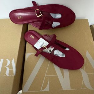 Za2025 Spring New Niche Design Retro Sampa T-Buckle Mary Jane Grandma Shoes Flat Pumps – Image 4