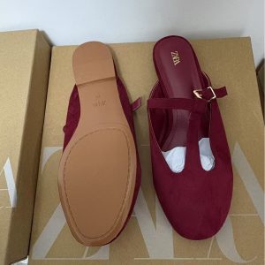 Za2025 Spring New Niche Design Retro Sampa T-Buckle Mary Jane Grandma Shoes Flat Pumps – Image 3