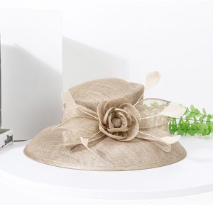 New Summer Filipino Hemp Straw Hat Women French Vintage Topper Party Banquet Sun Hat – Image 7