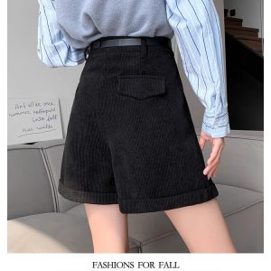 Slim outside, wear new 20 casual pants, A-line shorts, women's – Image 4