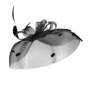 New Summer European and American Vintage Mesh Gift Hat Banquet Party Feather French Small Headwear – Image 5
