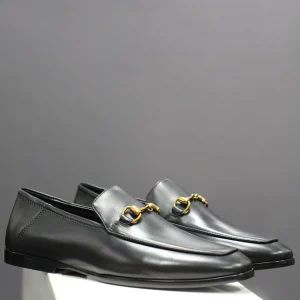 Step on the heel retro slippers Loafers Peas shoes Casual leather men's shoes British business small leather shoes men's lazy shoes – Image 4