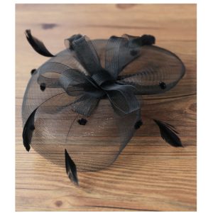 New Summer European and American Vintage Mesh Gift Hat Banquet Party Feather French Small Headwear – Image 6