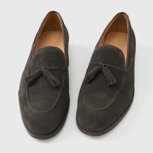 GU FASHION British Outdoor Slip-on Derby Shoes High-end Handmade Loafers Men's Italian Suede Shoes – Image 4