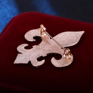 European and American domineering full diamond big ship anchor brooch men's high-end pins suit jacket accessories corsage factory direct sales – Image 4