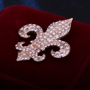 European and American domineering full diamond big ship anchor brooch men's high-end pins suit jacket accessories corsage factory direct sales – Image 3