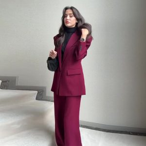 summer cross-border Europe and the United States, Amazon foreign trade, new women's clothing, high-end suits, temperament, commuting fashion, two-piece set – Image 3