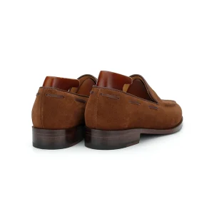 Its Icie round toe casual leather shoes men's Korean version of the British young and middle-aged trendy leather breathable Loafer slip-on boat shoes – Image 4
