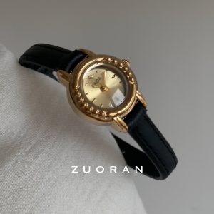 ZUORAN Round Vintage Exquisite Fashion Mini Dial Women Quartz Watch Cross Border Live Wholesale H15 – Image 4