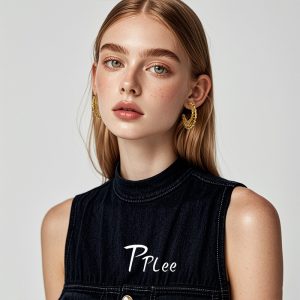 European and American metal woven C-shaped earrings, unique personality niche design, 925 silver needle earrings, holiday style stud earrings – Image 3