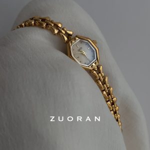 ZUORAN thorn design sense niche exquisite small gold watch small dial fashion and versatile women's watch hot sale G149 – Image 3