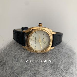 ZUORAN natural fritillary square light luxury high-end leather temperament women's quartz watch cross-border – Image 4