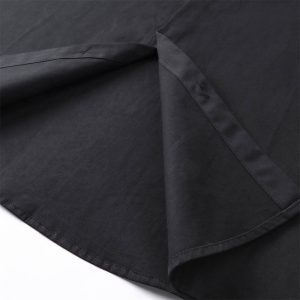 design sense deconstructs spliced short-sleeved shirts men's American trend loose casual summer lapel shirts – Image 4