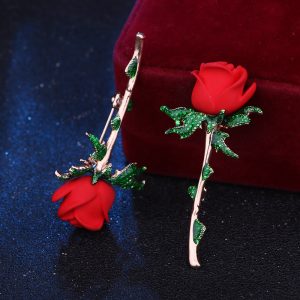 Small fragrance brooch men's Japanese and Korean new pins couple rose corsage Lady's clothes anti-collar pin Valentine's Day – Image 3