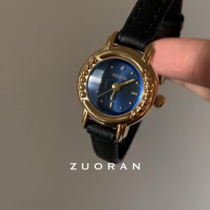 ZUORAN Round Vintage Exquisite Fashion Mini Dial Women Quartz Watch Cross Border Live Wholesale H15 – Image 3