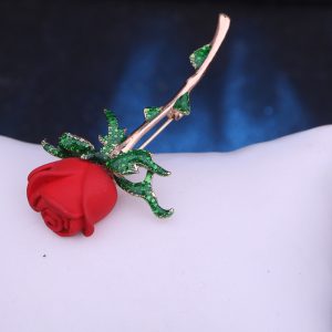 Small fragrance brooch men's Japanese and Korean new pins couple rose corsage Lady's clothes anti-collar pin Valentine's Day – Image 5