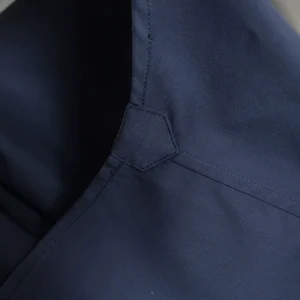 High-end Neapolitan hand-buttoned shirt for business casual men's one-collar concealed button-down long-sleeved shirt – Image 4
