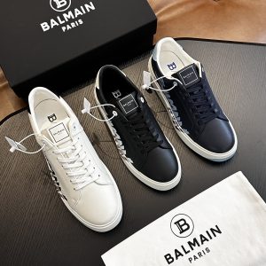 Barr New Classic Casual Shoes Printed Sneakers Men's Fashion Lace-up Casual Leather Trend Men's Shoes – Image 4