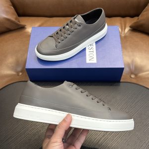 High-end versatile cowhide board shoes, casual simple taste, flat shoes, commuting mature temperament, men's shoes – Image 4